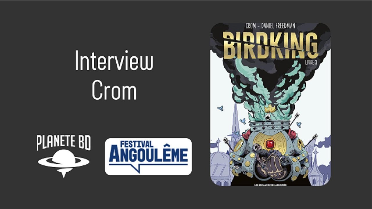 Crom en interview pour planetebd com
