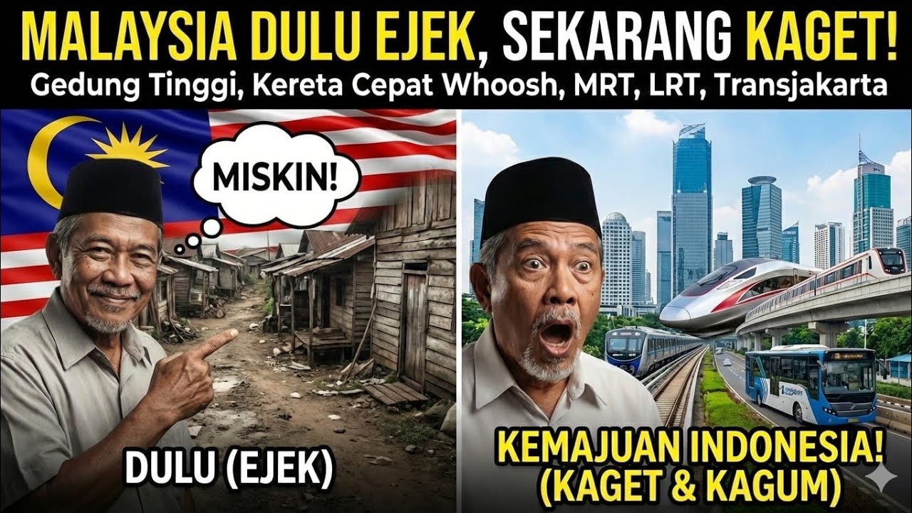 Dulu Ejek Indonesia Miskin‼️ Malaysia Kaget Dengan Kemajuan Indonesia
