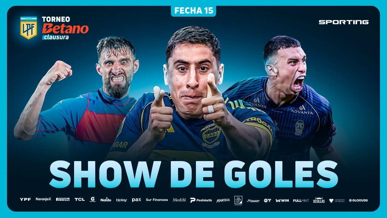 #TorneoBetano Clausura 2025 | SHOW DE GOLES DE LA FECHA 15