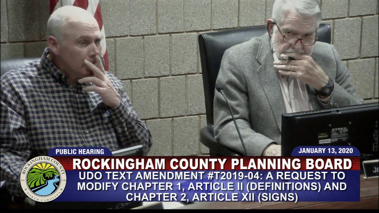 Planning Board Meeting 1/13/20