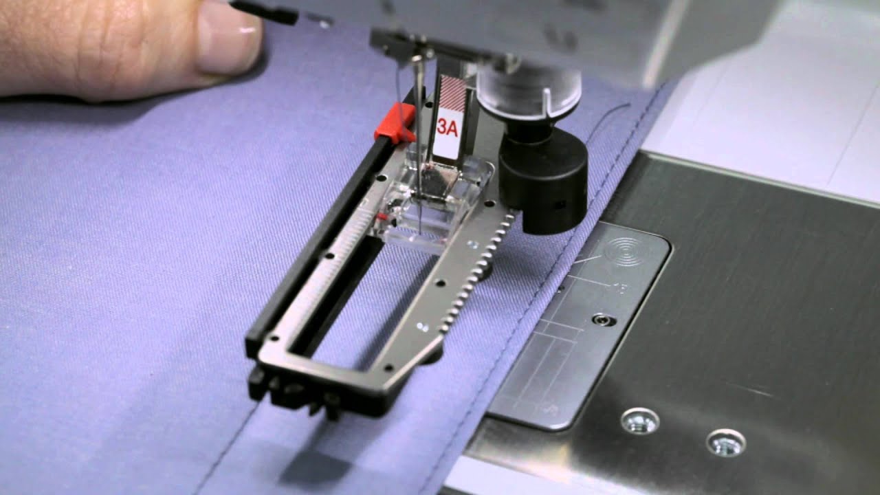 4/10 BERNINA 710 and 750 QE: how to sew buttonholes and how to sew on buttons
