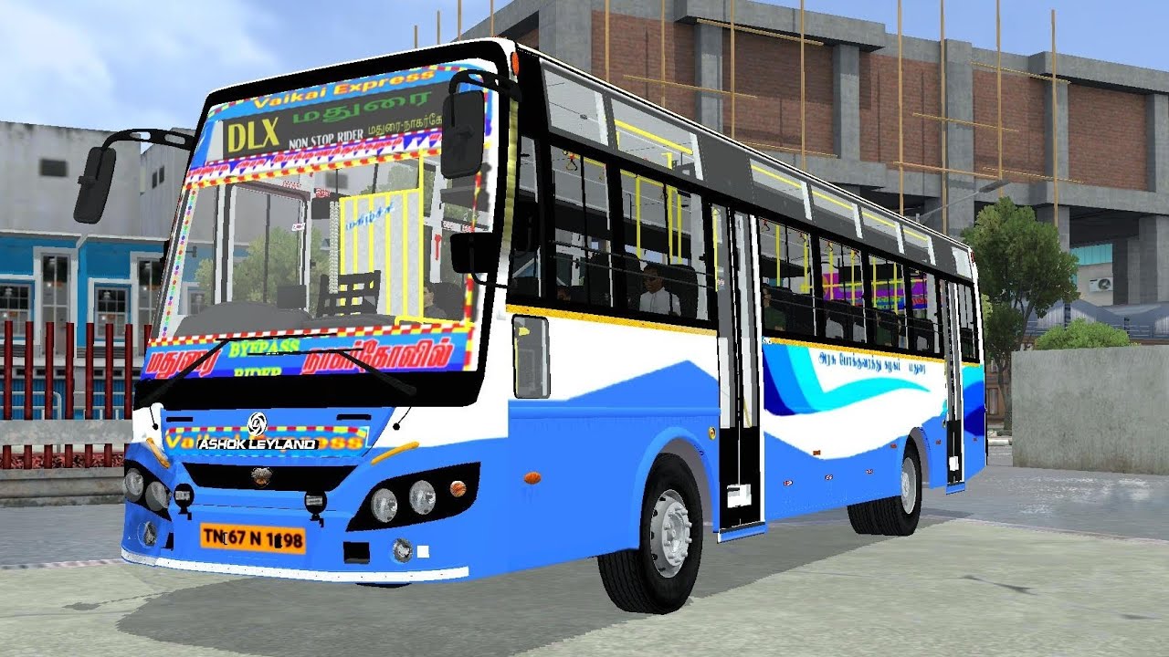 New TNSTC BS6 blue bus mod for bussid #tnstc #newbussidmod #bussidnewmods #trending