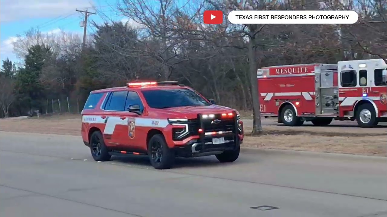 Mesquite Fire Station 1 Full House Responding 