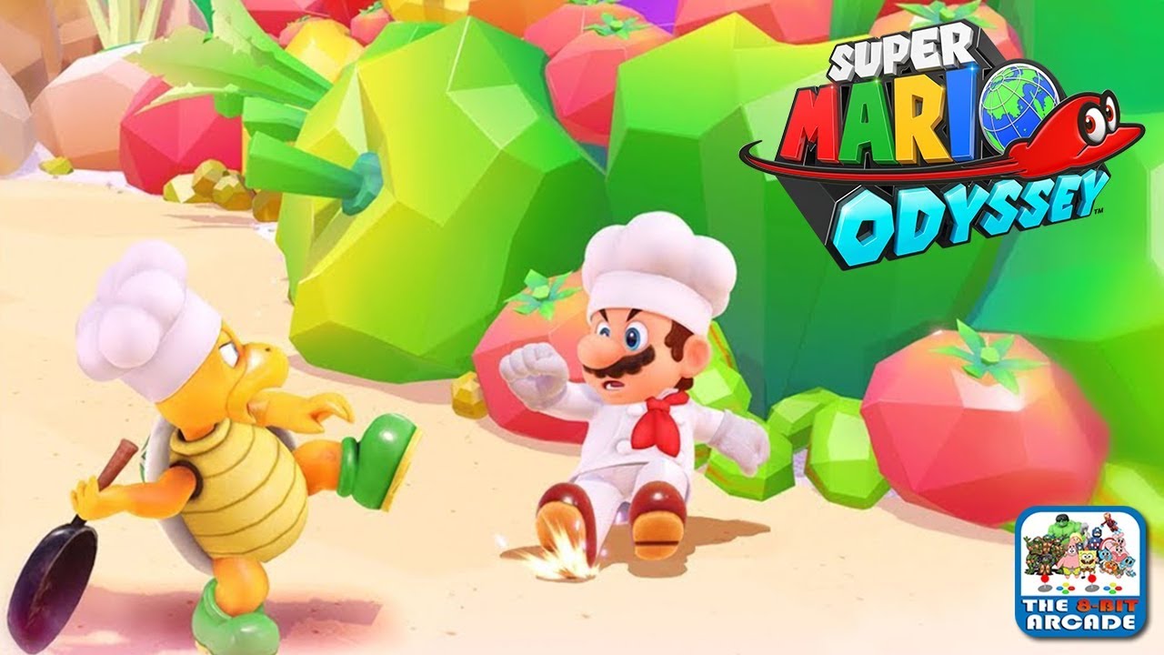 Super Mario Odyssey - Chef Mario wants to Cook in the Luncheon Kingdom (Nintendo Switch Gameplay)
