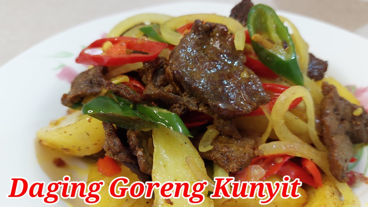 Daging Goreng Kunyit | Resep Daging Goreng Kunyit