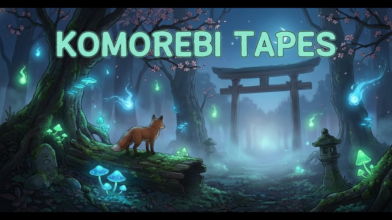 Japanese Lofi Hip Hop Mix | 1 Hour |🌸 Kitsune Spirit Forest [Study / Sleep / Relax]