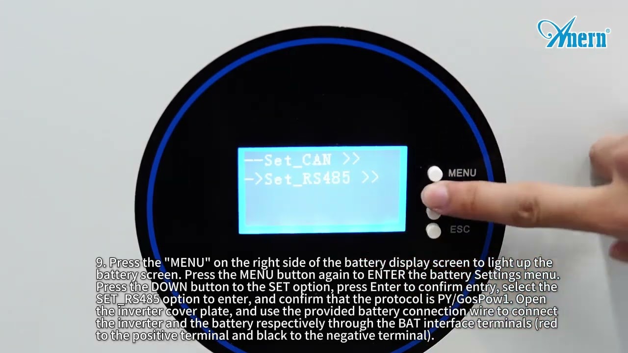 Anern AN-FGI-S12000 Inverter and Nplus Lithium Battery Connection and System Testing
