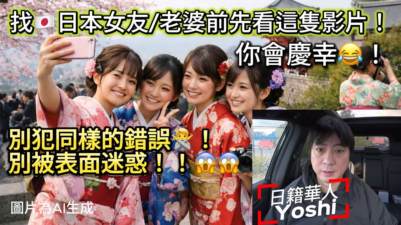 聊聊找🇯🇵日本女友/老婆的注意事項～有哪些渠道可以找日本女友～日本女生喜歡怎樣的男生？｜日本老婆｜日本女友｜日本生活｜日本移民｜