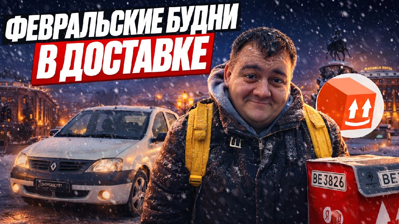 яндекс доставка - февральские будни !  пытыаюсь заработать в доставке и попутно открываю авто людям