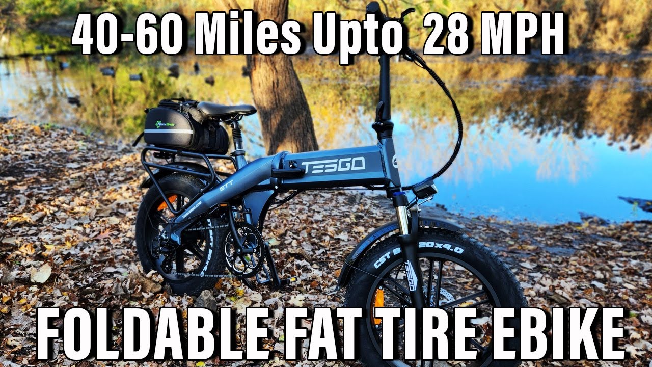 The Tesgo STT All Terrain Folding Ebike is the Ultimate Commute!