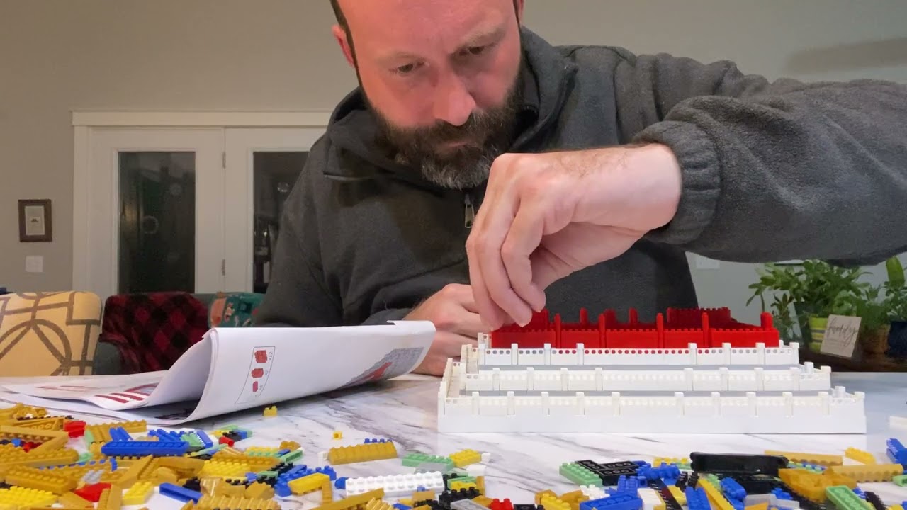 Gentle ASMR micro brick build - Hall of Supreme Harmony part 14