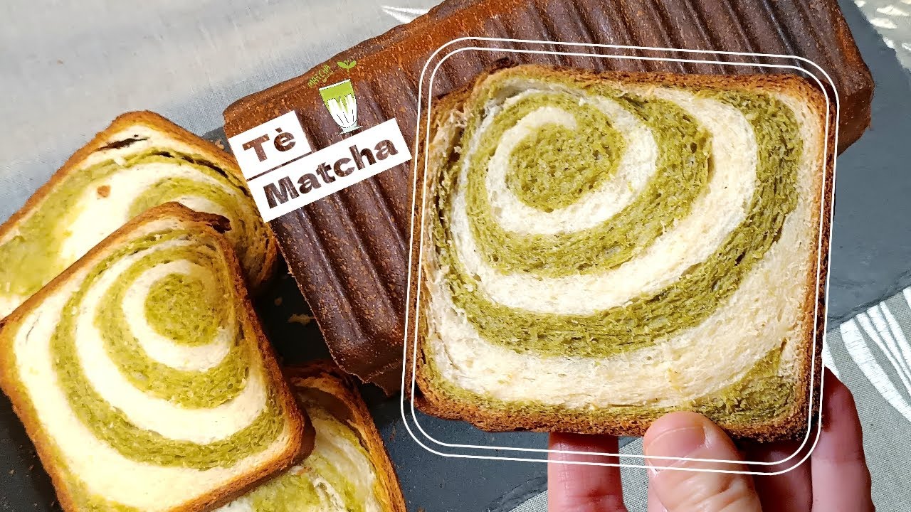 PAN BRIOCHE bicolore al TE MATCHA 🌝