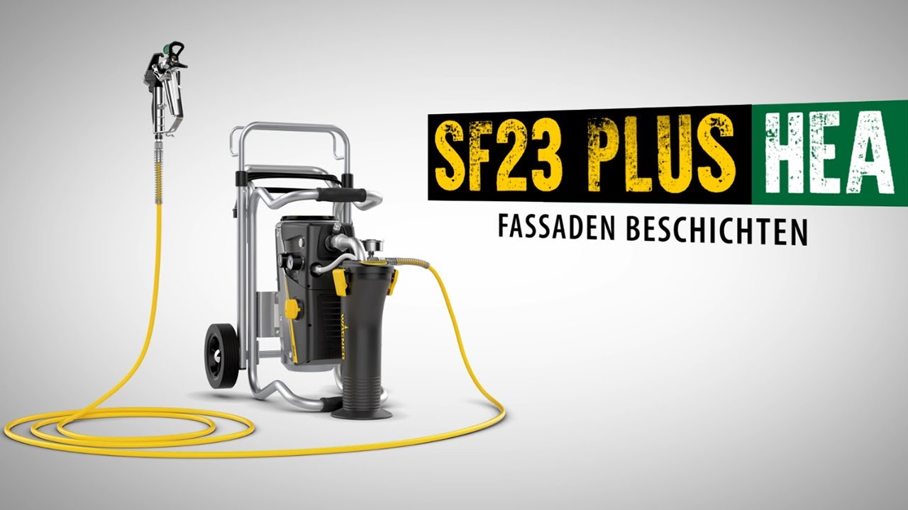 Fassaden beschichten mit der SuperFinish 23 Plus von WAGNER