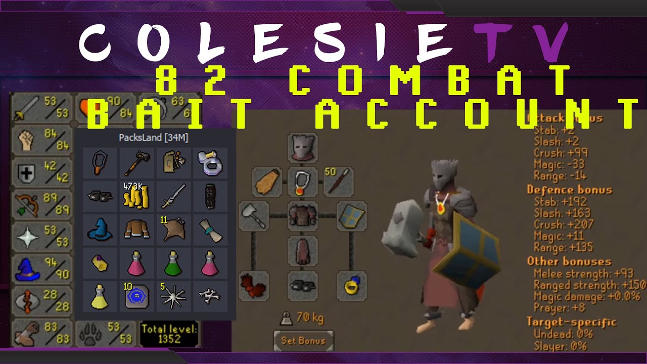 Inquisitor PKing on a Baby Zerk (Bait) Account