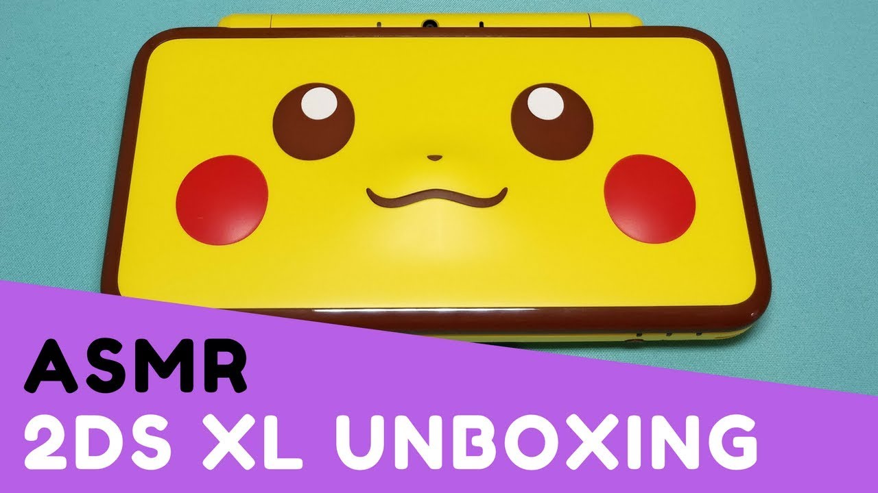 ASMR Unboxing the New Pikachu Special Edition 2DS XL