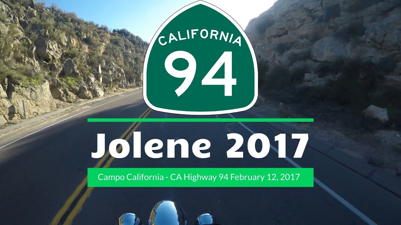 CA Hwy 94 -  Ride  With DeAndra Feb 12, 2017