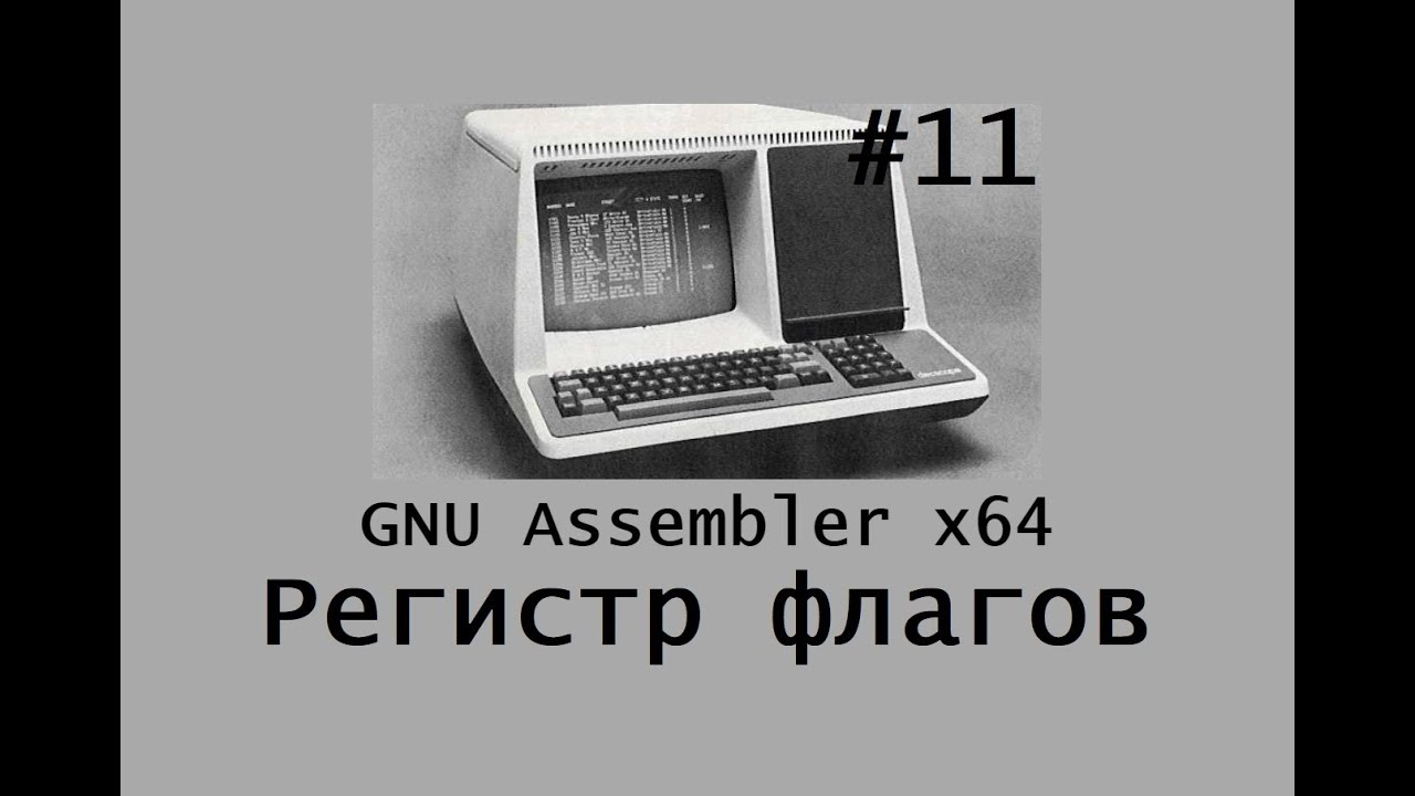 GNU Assembler x64. Регистр флагов
