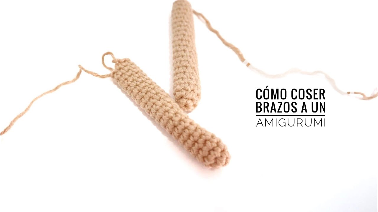 Cómo coser brazos a un amigurumi. Trucos de amigurumis