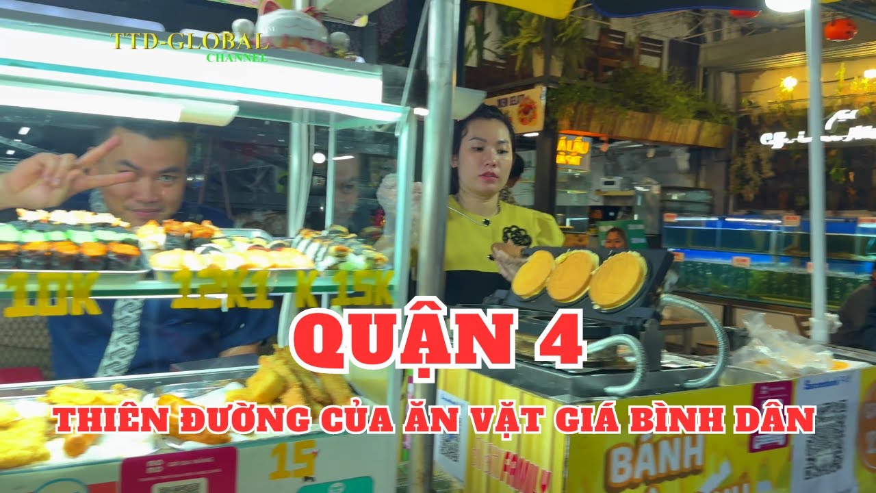 Cuộc sống về đêm tại Quận 4 có phố ẩm thực Vĩnh Khánh