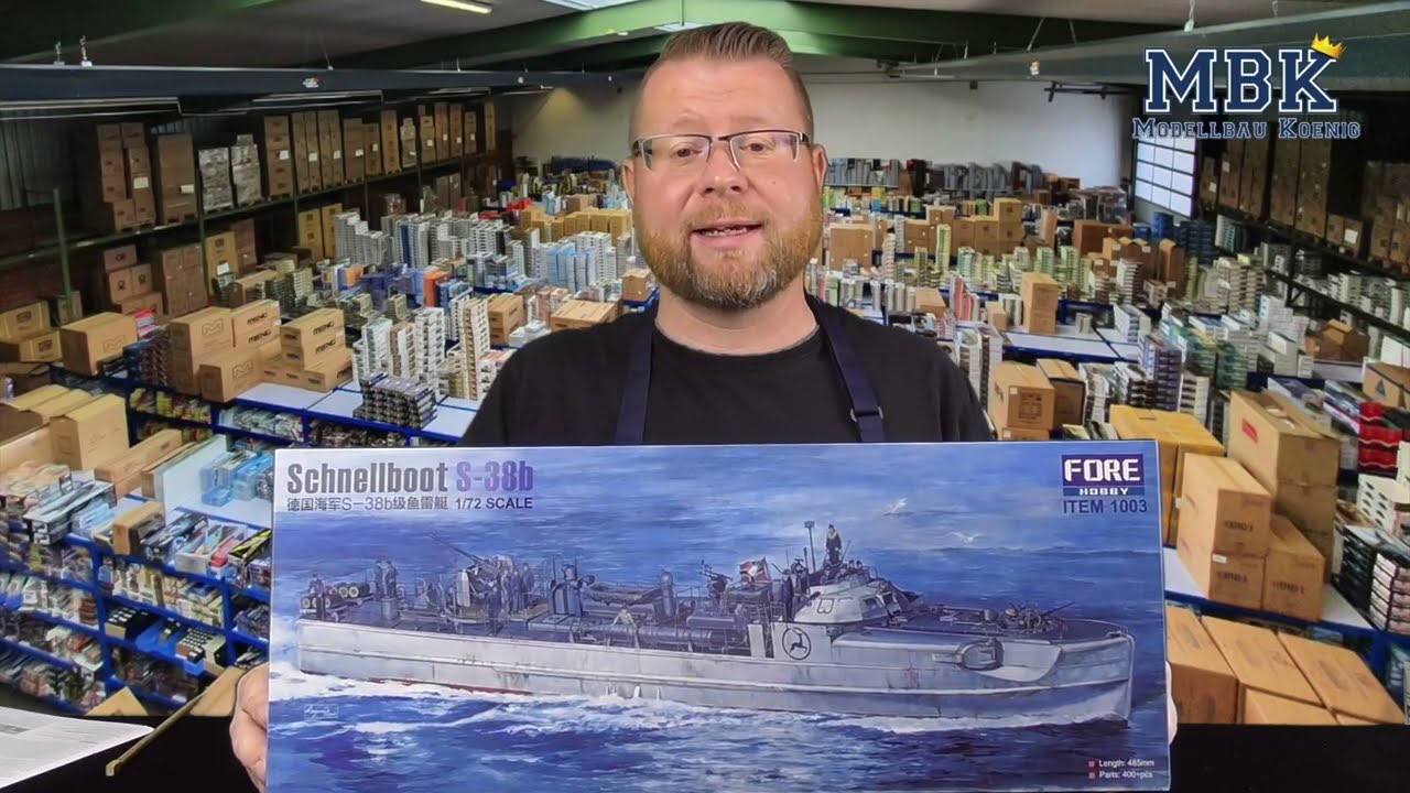 MBK packt aus #628 - 1:72 Schnellboot S-38b (Fore Hobby 1003)