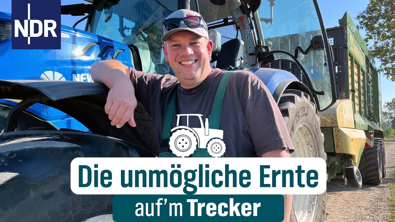 Wie kann Thomas Mais und Bohnen gemeinsam ernten? | Auf'm Trecker Folge 44 | NDR