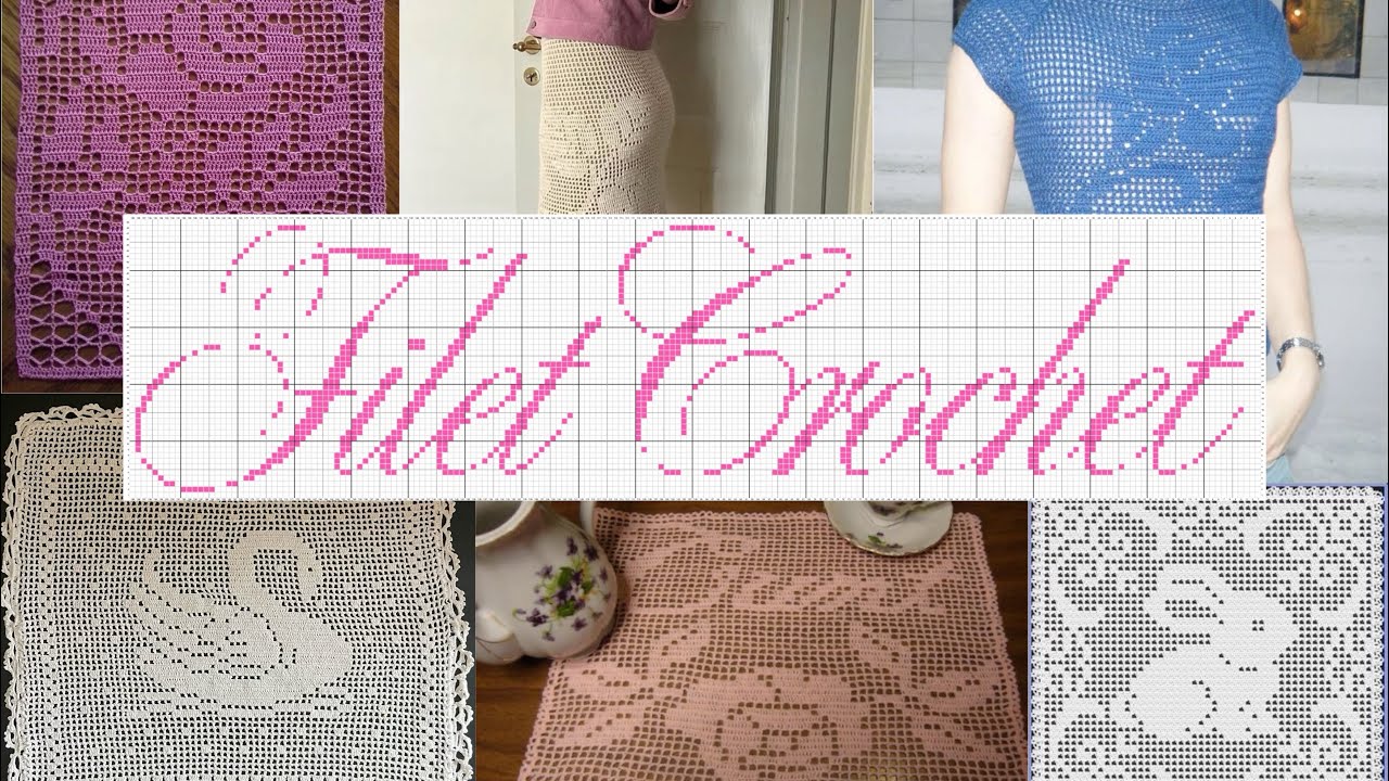filet crochet summer (what is it, how to make it!) 