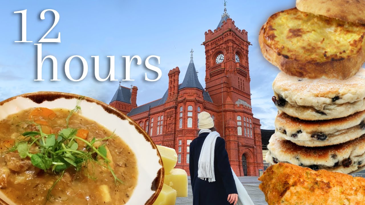 Попробуем валлийскую кухню в Кардиффе в течение 12 часов 🧀🍞🍪