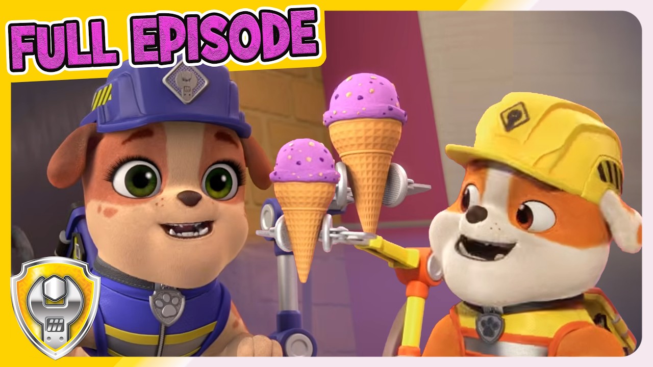Rubble helps build the BIGGEST Ice Cream EVER! | Full Episode | PAW Patrol | Spin Sparkle | Cartoons