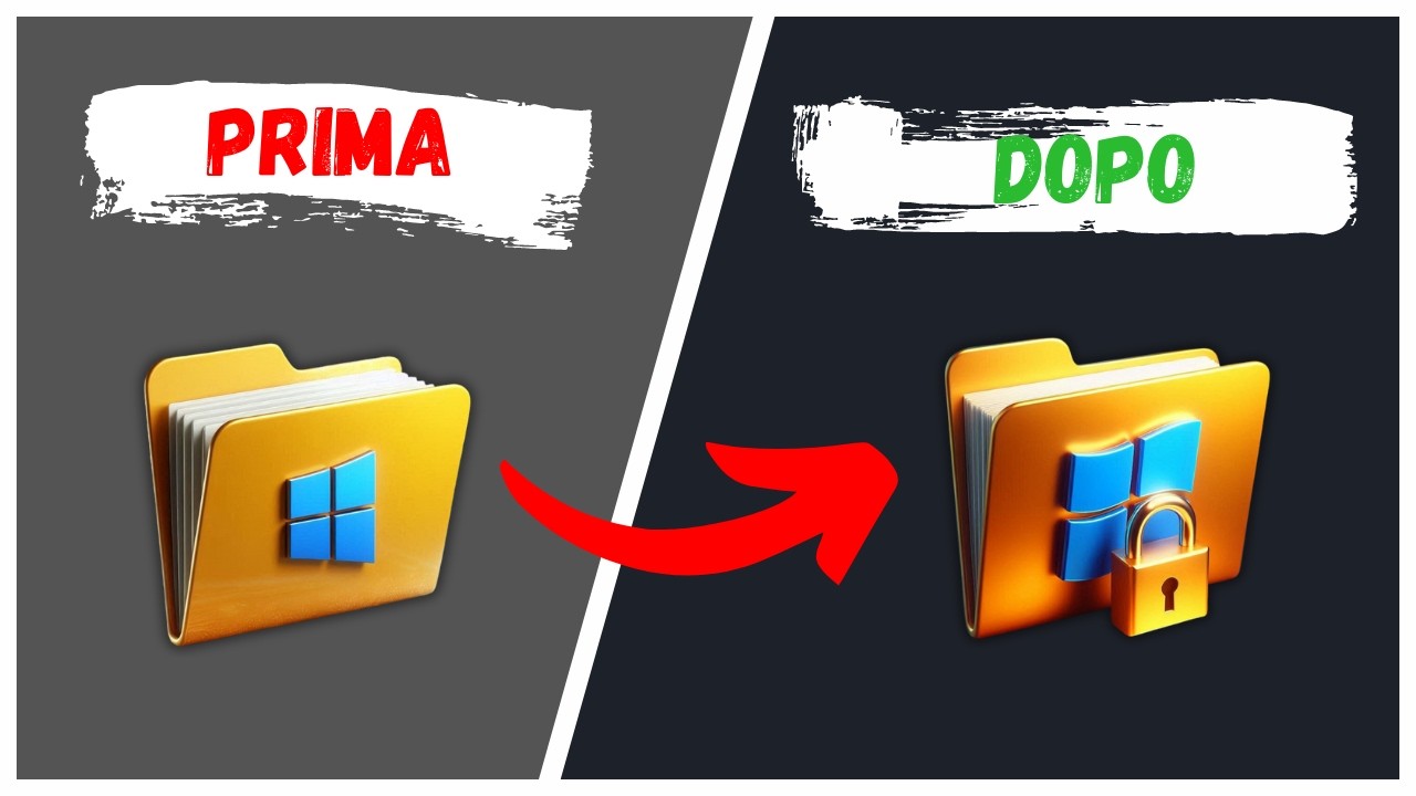 Windows come mettere password a una cartella con PowerShell