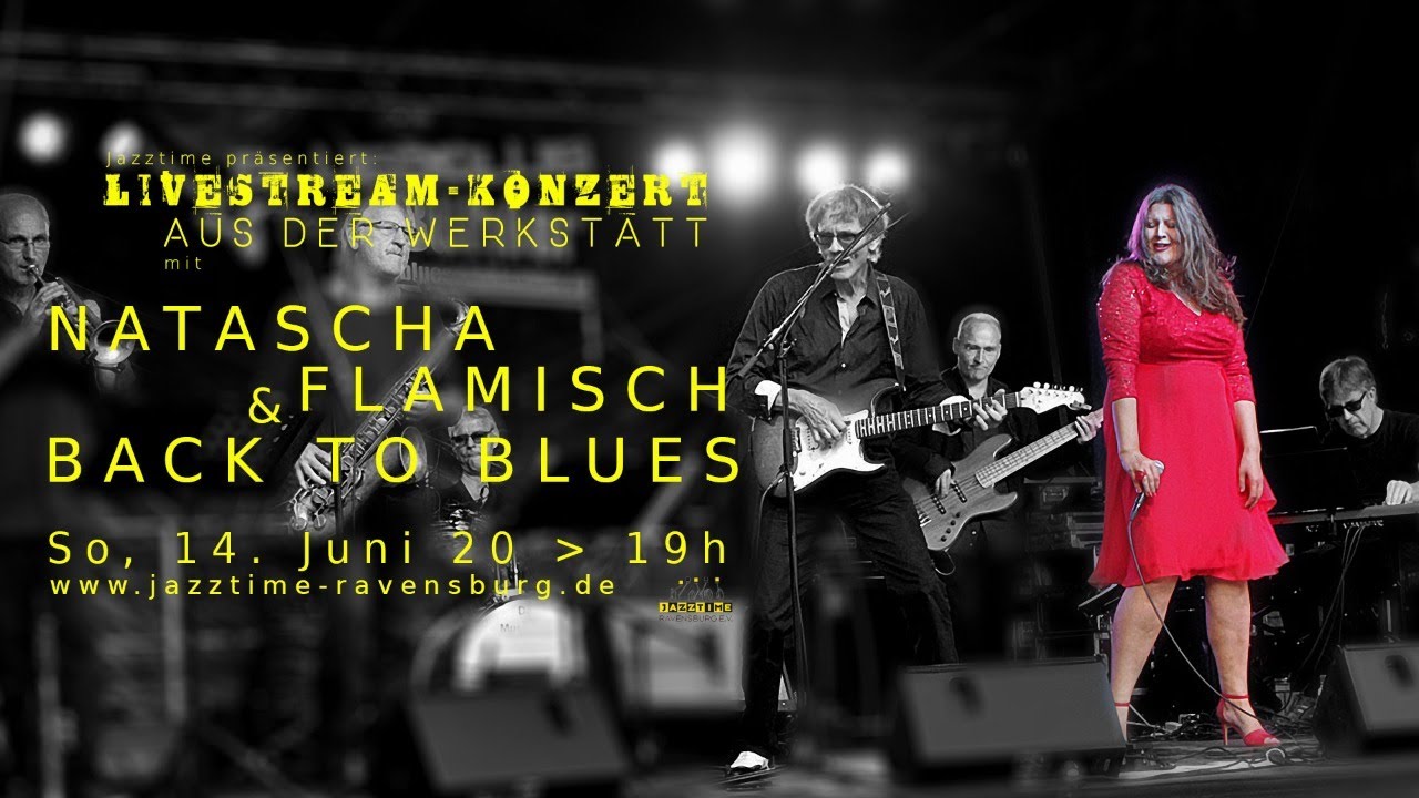 Jazztime Livestream-Konzert aus der Werkstatt: NATASCHA FLAMISCH & BACK TO BLUES