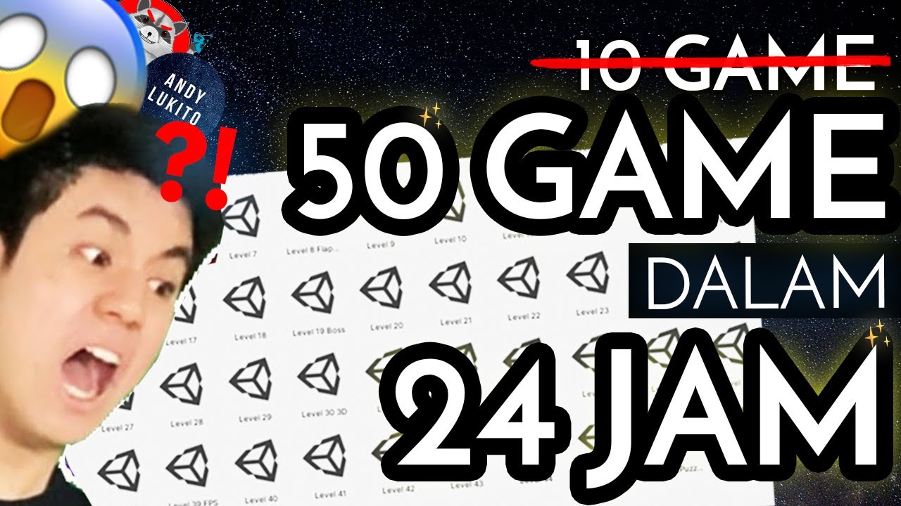 Mencoba tantangan 50 game dalam 24 jam