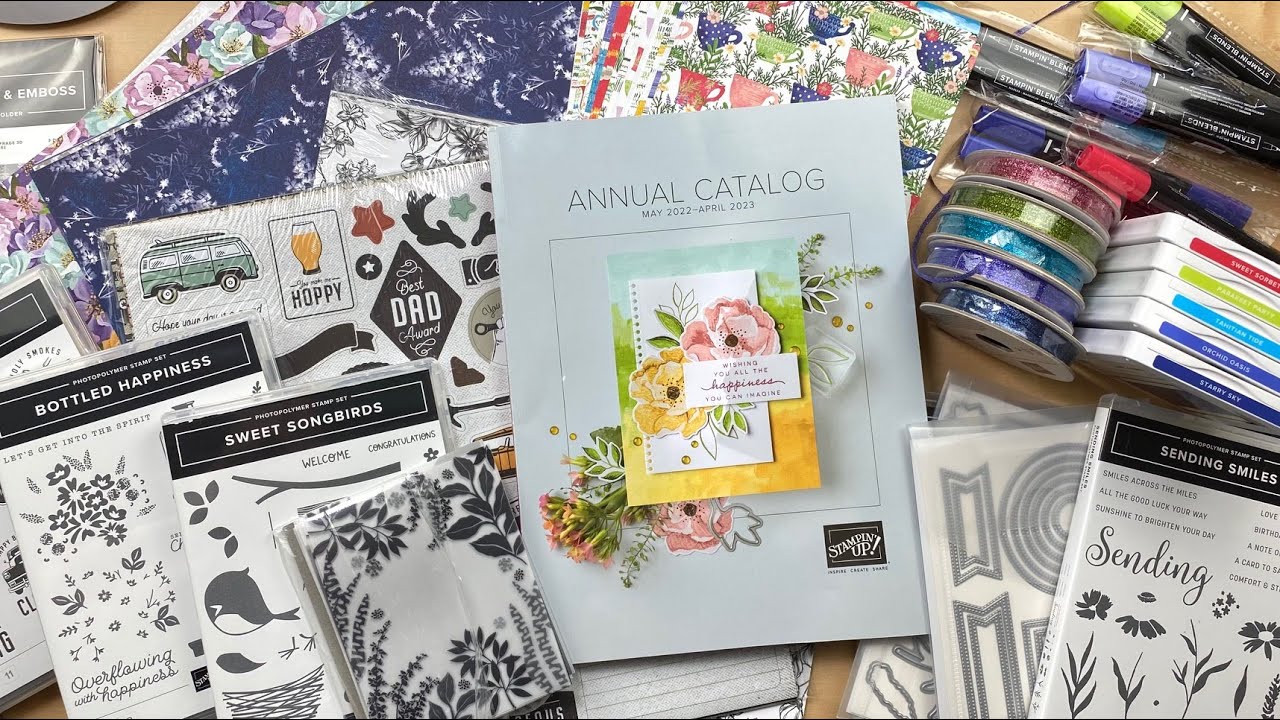 👀 UNBOXING! New 2022 Stampin’ Up! Annual Catalog Pre-Order + NEW! In Color Comparison