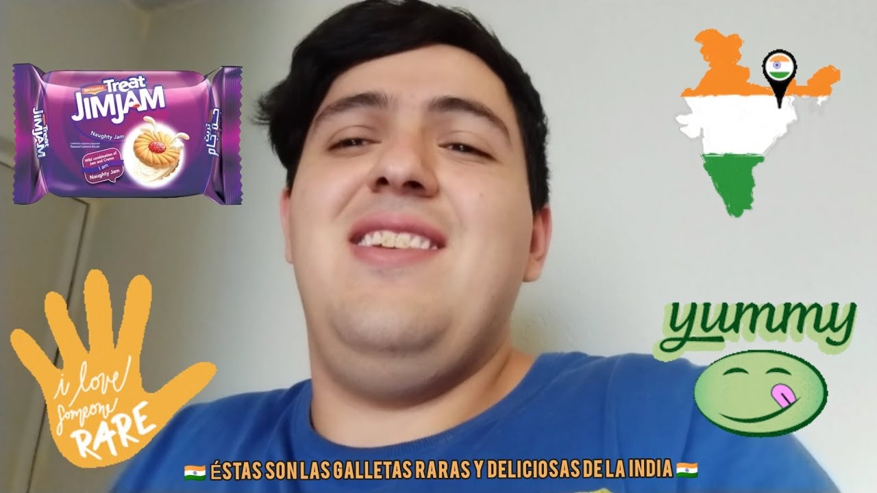 Probando Por Primera Vez las GALLETAS raras de la INDIA 🇮🇳 | Britannia Jimjam Biscuit - Chepe 981