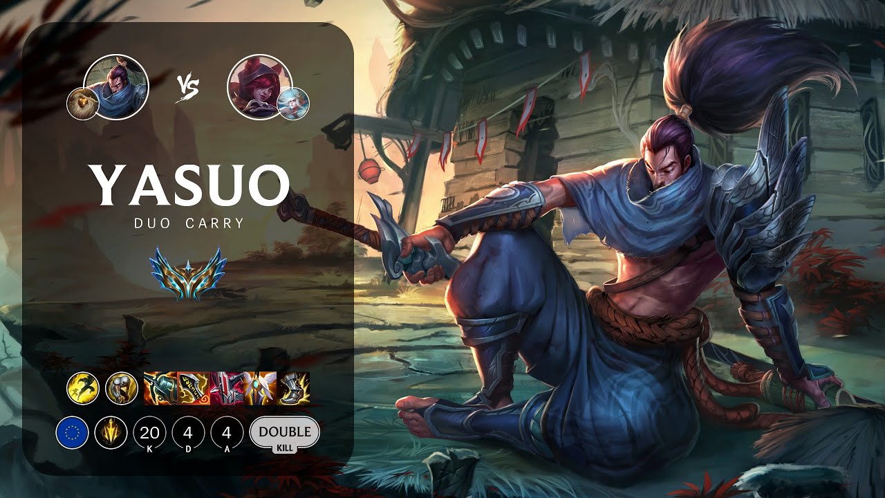 Yasuo ADC vs Xayah - EUW Challenger Patch 13.17
