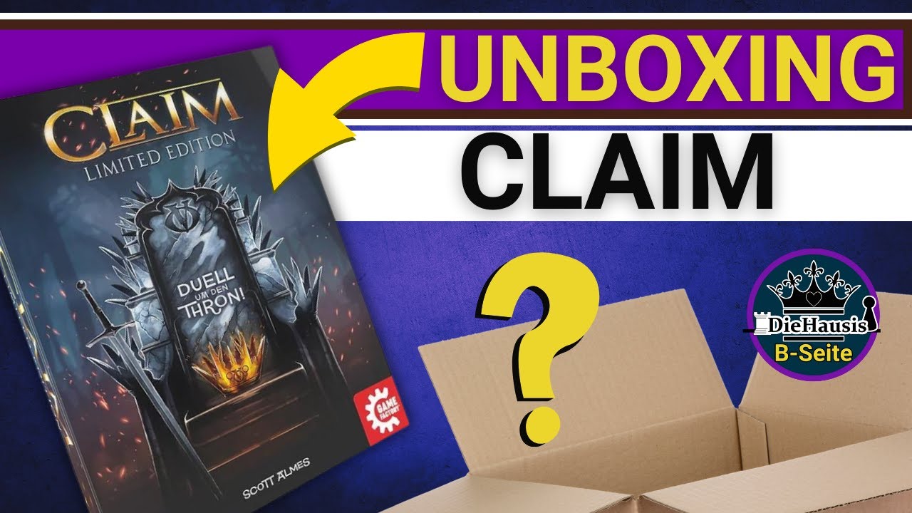 CLAIM LIMITED EDITION  | 📦 Spiel Unboxing | DieHausis B-Seite
