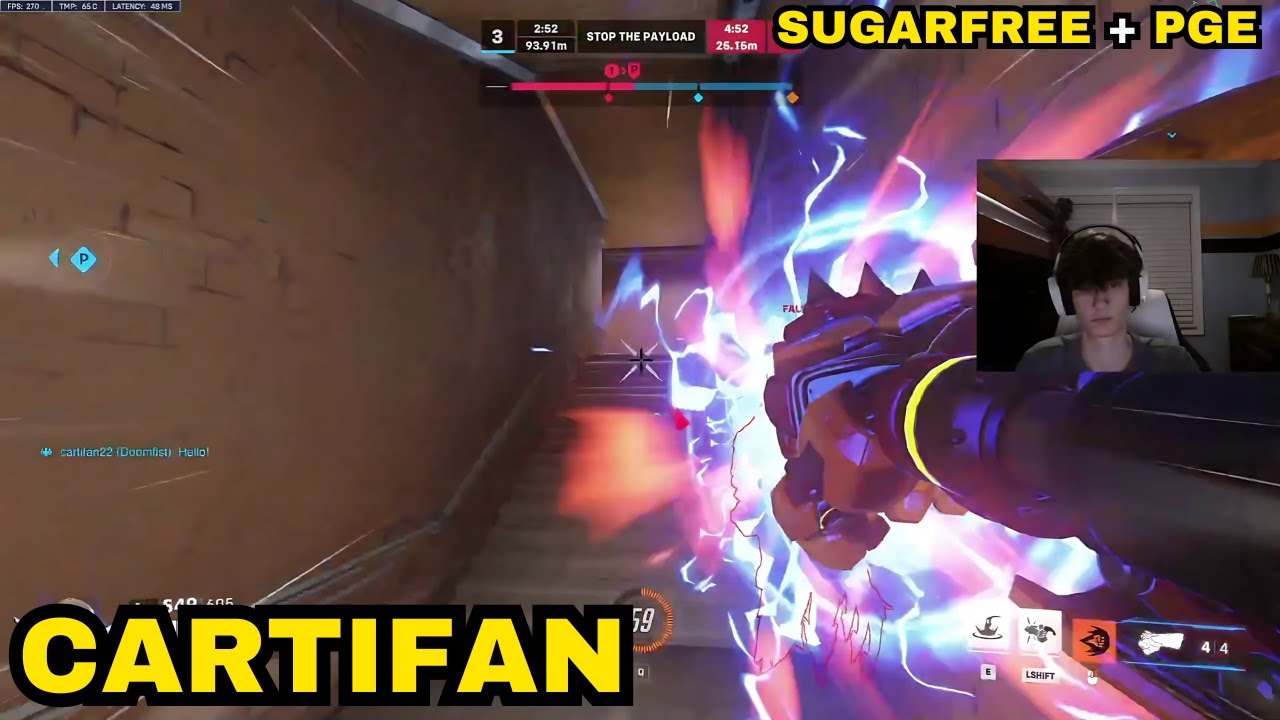 DOOMFIST PERKS🔥CARTIFAN TOP 500 DOOMFIST GAMEPLAY - OVERWATCH 2 SEASON 15