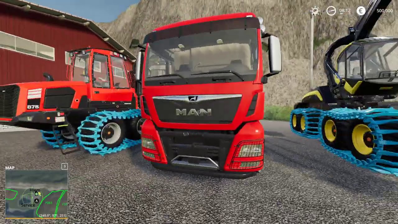 Mets&auml;mappin alottelua - Farming Simulator 19 - NorskSkog #1
