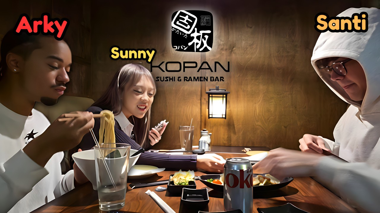 Japanese Food Mukbang w/ Santi & Sunny!