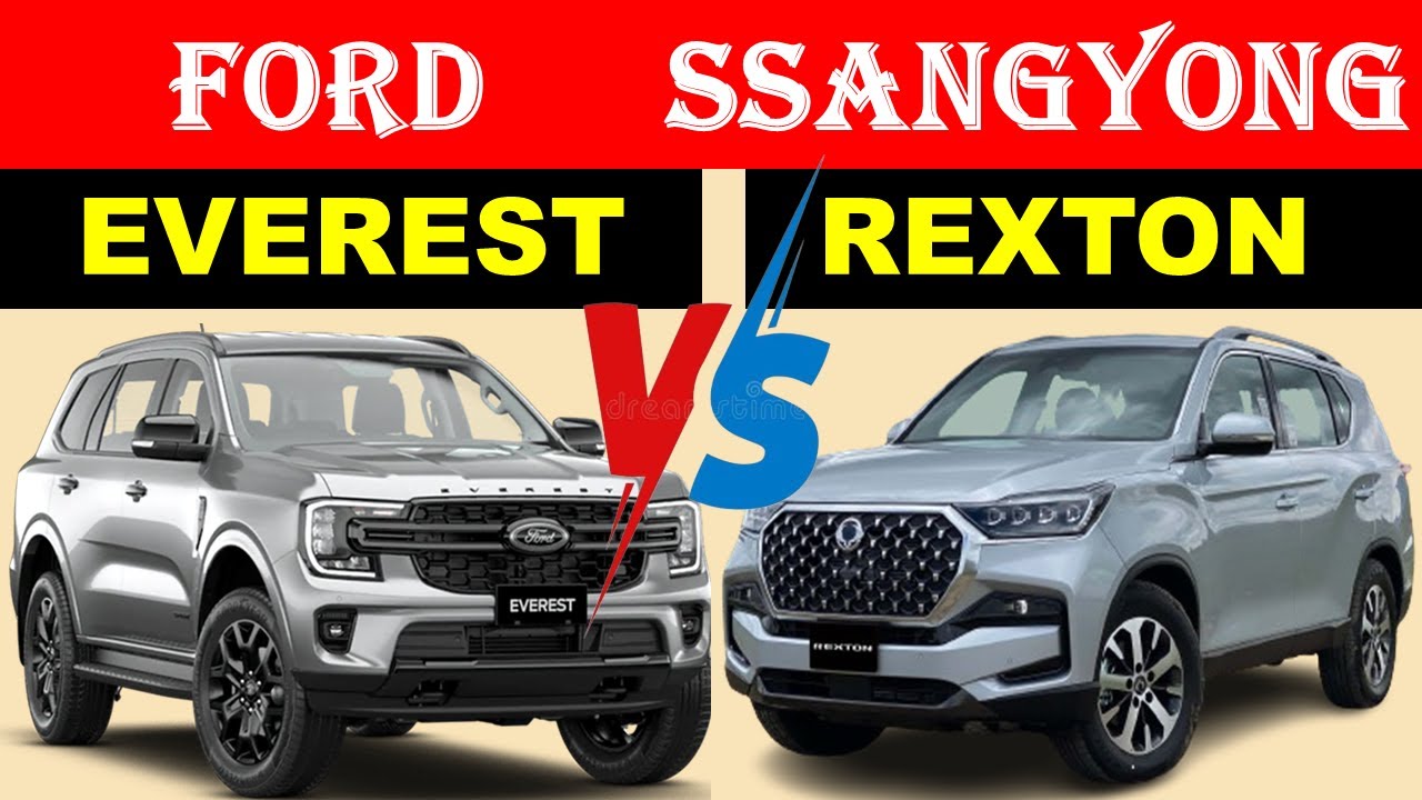 ALL NEW Ford EVEREST Vs ALL NEW Ssangyong REXTON | Which One Is Better ?
