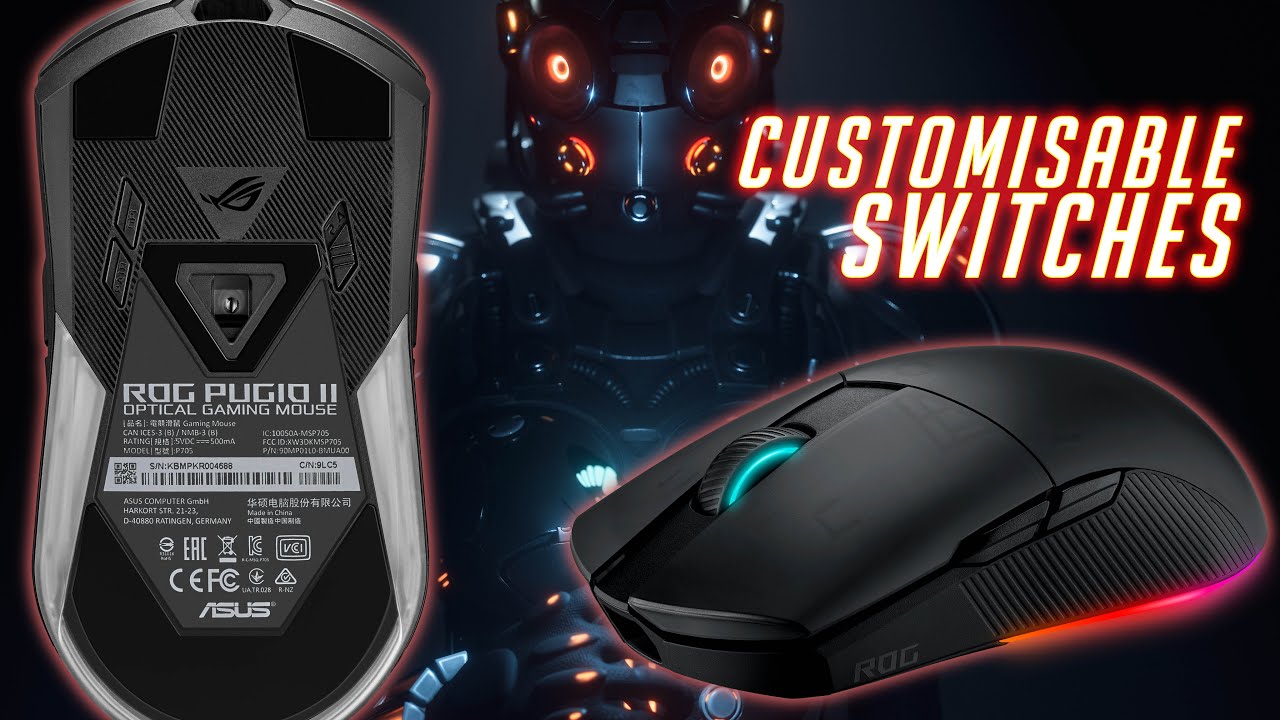 Asus ROG Pugio II Review - Customisable switches!