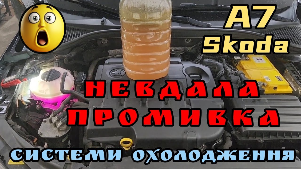 Skoda A7 Scout / VW Atlas // наслідки невдалої промивки системи охолодження.