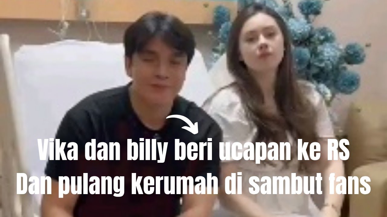 Saat billy vika keluar RS fans wartawan sudah menanti | ucapin Terima kasih ke pihak RS