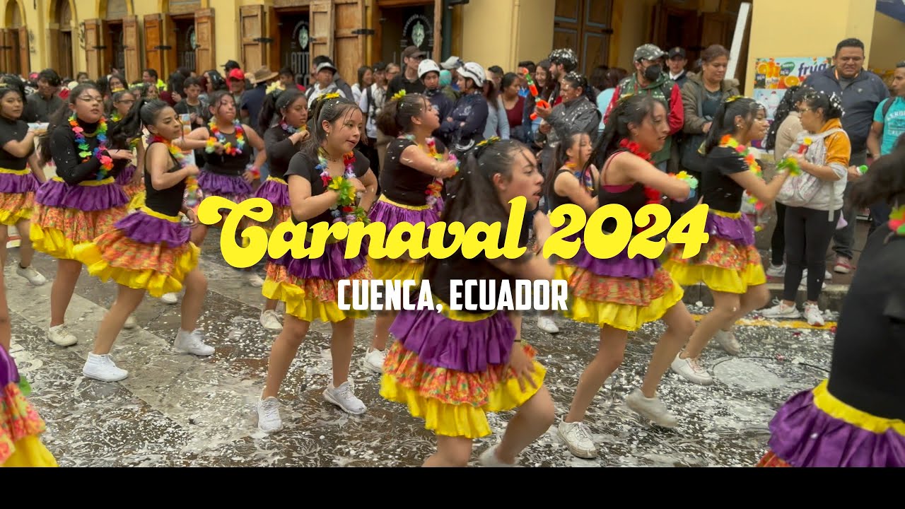 Carnaval 2024 in Cuenca, Ecuador