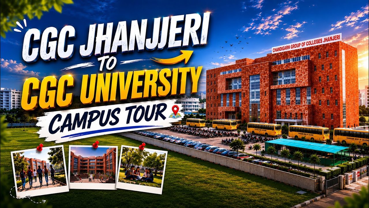 Punjab’s Newest University Will Surprise You | CGC Mohali Campus Tour || Prajwal Kamboj