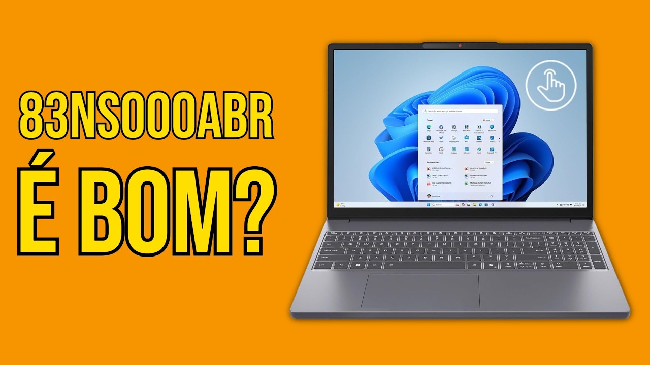Notebook Lenovo IdeaPad Slim 3 Core i5-13420H Touch Screen - 83NS000ABR W11 - é bom - Vale a Pena