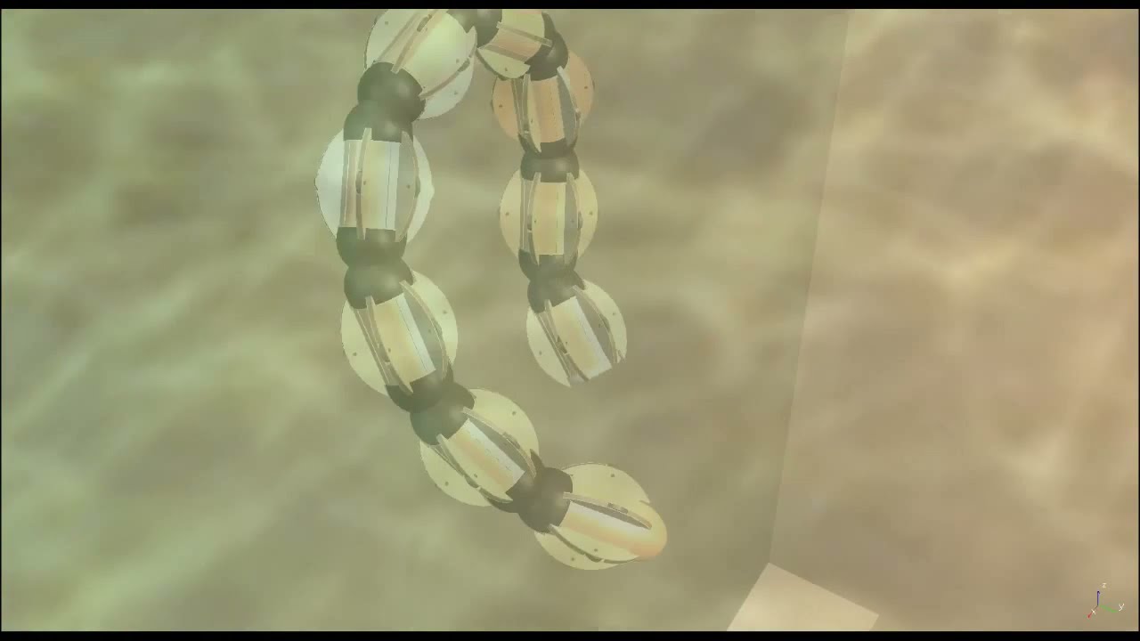 Robotics Simulator: Snake Robot and Underwater Robotics with CoppeliaSim