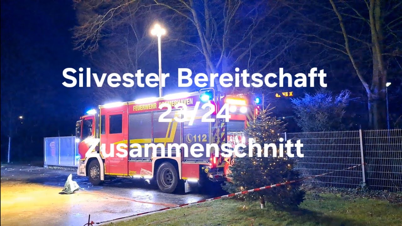 Feuerwehr Bremerhaven Silvester Bereitschaft Lehe mit den Johanniter