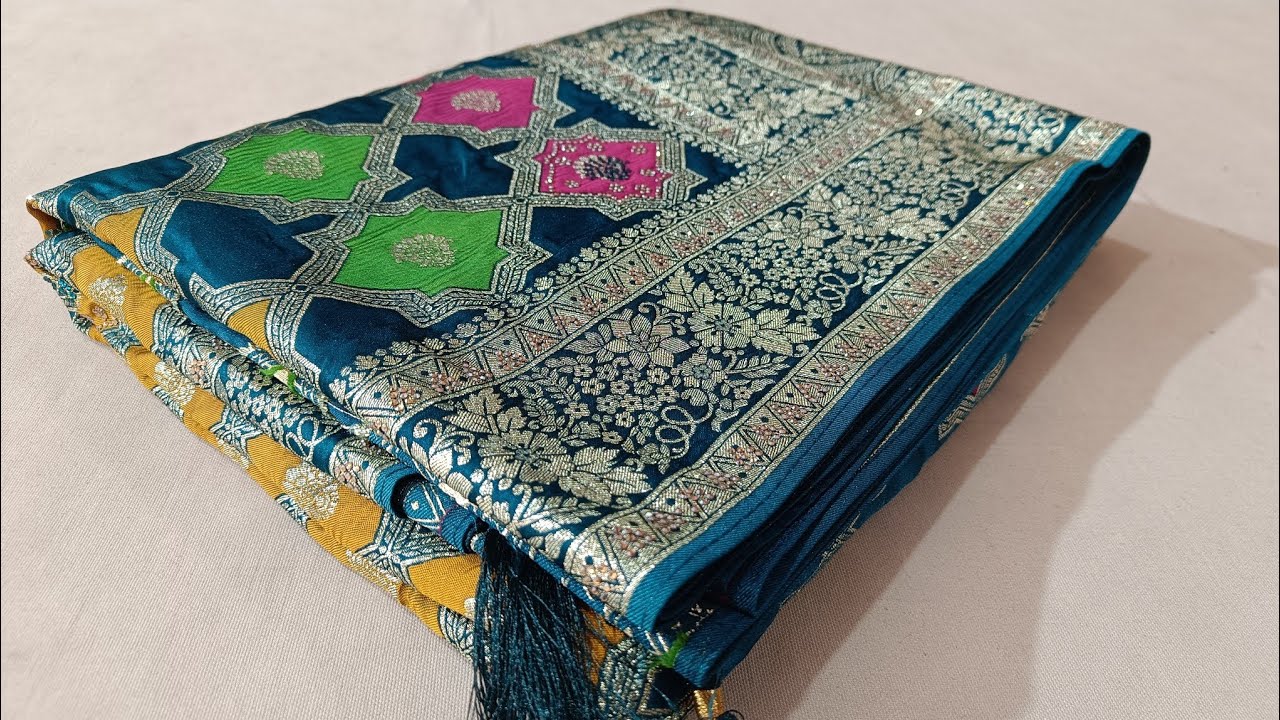 लो आगई नई बनारसी पार्टी वेयर साड़ी ।🥰🥰 #weddingsarees #partywearsaree 
