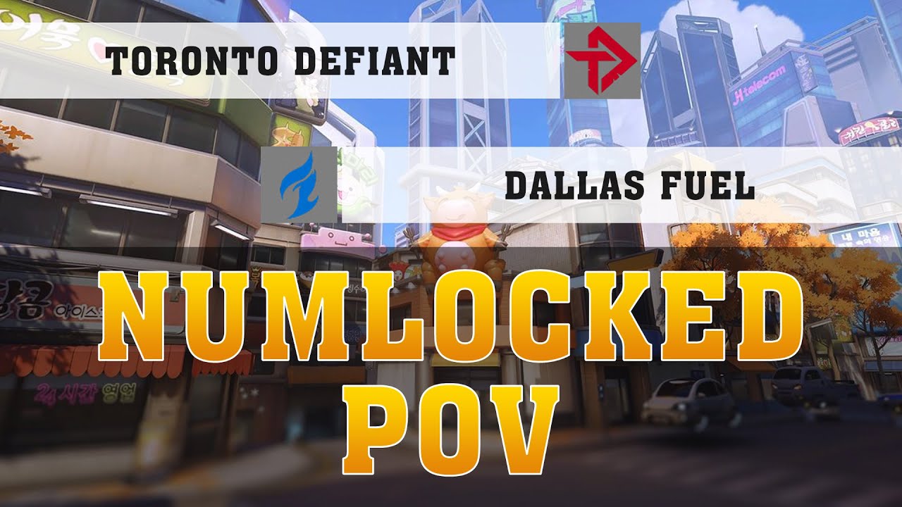 NUMLOCKED WINSTON POV ● Dallas Fuel Vs Toronto Defiant ● [2K] OWL POV