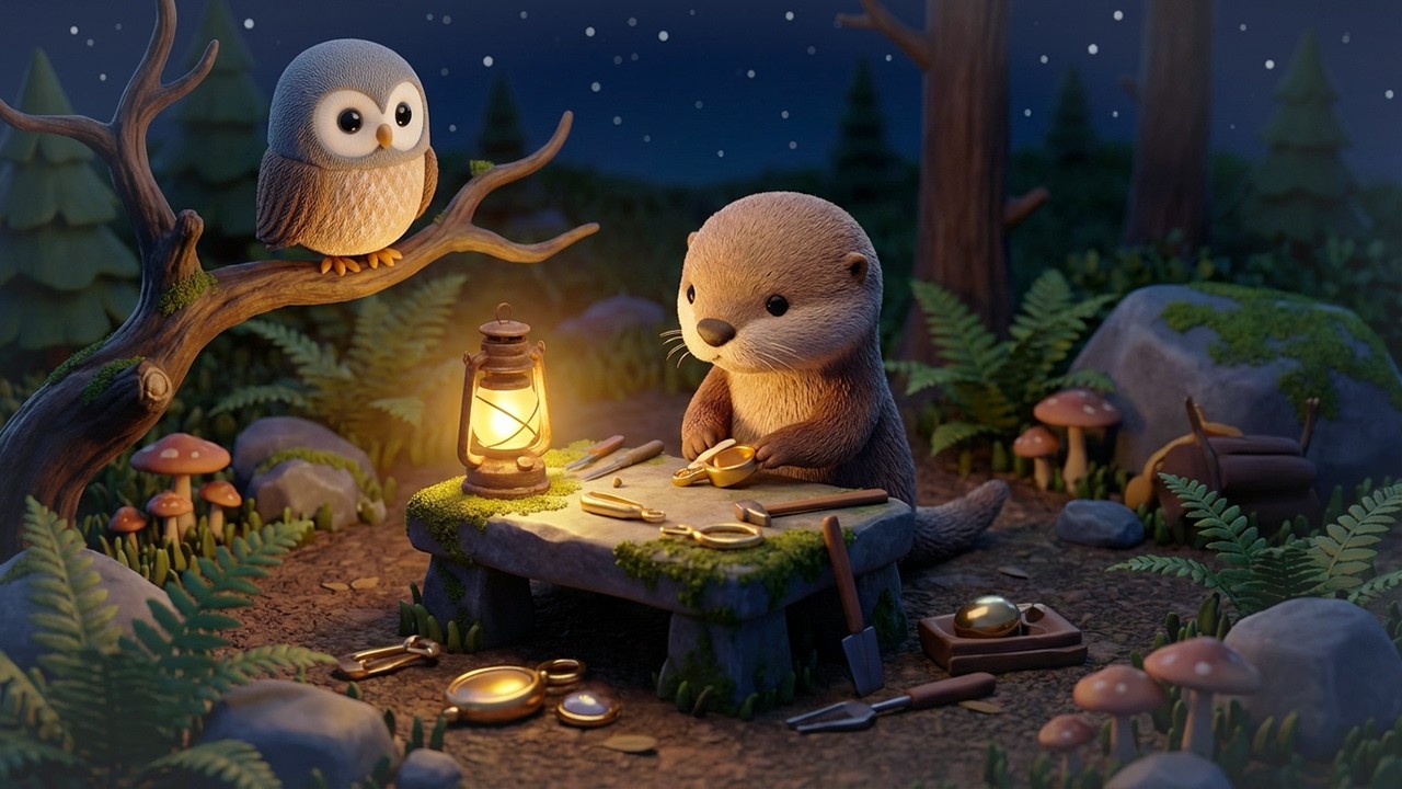 A Lantern-Lit Night Workshop | Calm Music for Gentle Focus